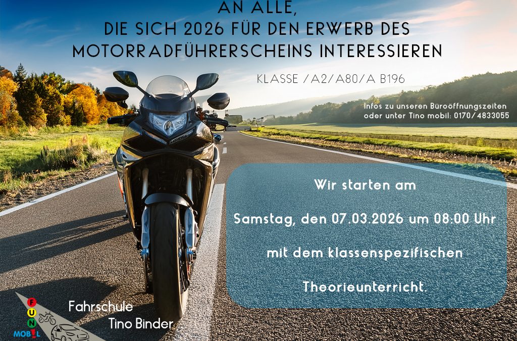 Motorradsaison 2026